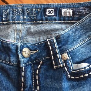 Miss Me Jeans size 30; inseam 30
